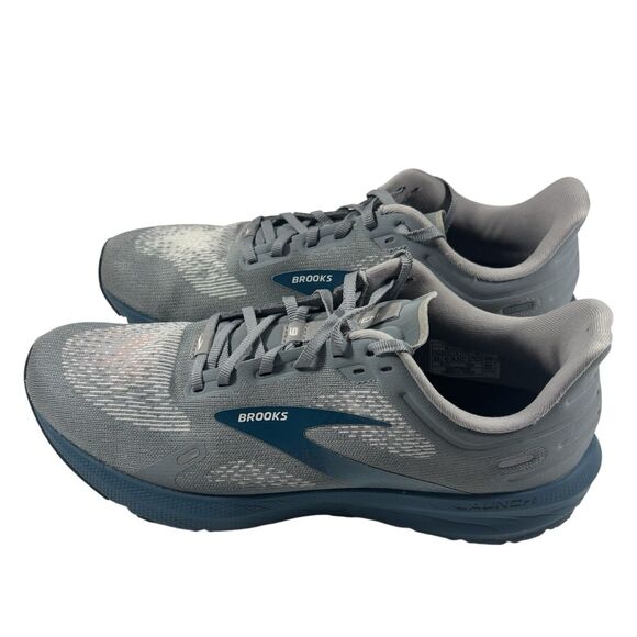 Brooks Launch 9 Men's Running Shoes Size 9.5D Gray Athletic Sneakers Walking - Picture 1 of 12